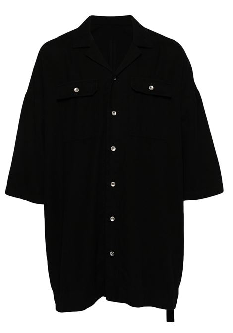 camicia magnum tommy man black in cotton RICK OWENS DRKSHDW | DU02D2290 CFL09